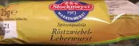 Mängden socker i Röstzwiebel Leberwurst