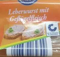 Mängden socker i Leberwurst mit Geflügelfleisch