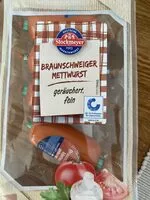 Mängden socker i Braunschweiger Mettwurst