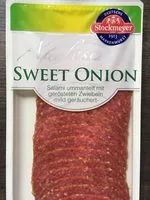 Mängden socker i Wurst Salami Sweet Onion