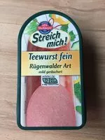 Mängden socker i Teewurst fein