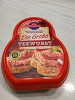 Mängden socker i "Die Grobe" Teewurst