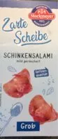 Mängden socker i Zarte Scheibe Schinkensalami