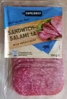 Mängden socker i Sandwich-Salami 1a