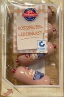 Mängden socker i Röstzwiebel Leberwurst