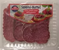 Mängden socker i Salami-Buffet: Classic, Pfeffer & Käse, mild geräuchert