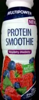 Mängden socker i Protein Smoothie Raspberry Blueberry
