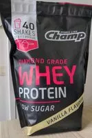 Mängden socker i Diamond Grade Whey Protein