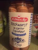 Mängden socker i Bockwurst