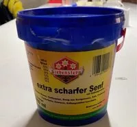 Mängden socker i Extra scharfer senf