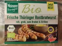 Mängden socker i Frische Thüringer Bio-Rostbratwurst