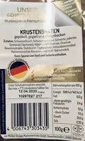 Mängden socker i Krustenbraten