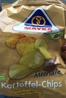 Mängden socker i Chips de Pommes de Terre au Sel Marin Bio