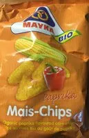 Mängden socker i Paprika Mais-Chips