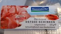 Mängden socker i Ostsee-Schinken
