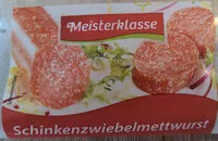 Mängden socker i Schinken, Zwiebel, Mettwurst