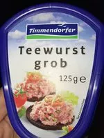 Mängden socker i Teewurst grob