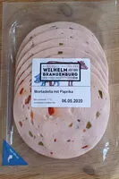 Mängden socker i Mortadella mit Paprika