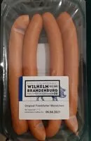 Mängden socker i Original Frankfurter Würstchen