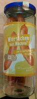 Mängden socker i Würstchen mit Macken