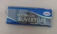 Mängden socker i Kuvertüre, Vollmilch