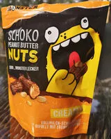 Mängden socker i Schoko Peanut Butter Nuts