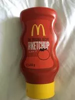Mängden socker i Tomato ketchup mcdonalds