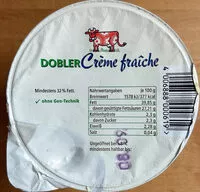 Mängden socker i Crème fraîche