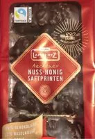 Mängden socker i Nuss-Honig Saftprinten