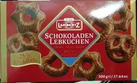 Mängden socker i Schokoladen Lebkuchen
