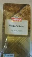 Mängden socker i Nussecken