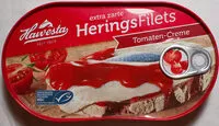 Mängden socker i Heringsfilets in Tomaten-Creme Fisch