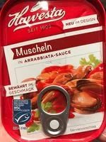 Mängden socker i Hawesta Muscheln in Arrabbiata-Sauce