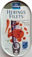 Mängden socker i Heringsfilets in pikanter Pfeffer-Creme
