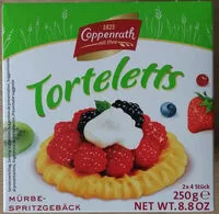 Mängden socker i Torteletts