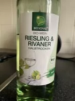 Mängden socker i Riesling & Rivaner, halbtrocken