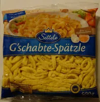 Mängden socker i G'schabte Spätzle