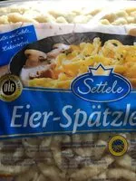 Mängden socker i Eierspätzle, Knöpfle