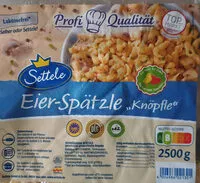 Mängden socker i Eier-Spätzle "Knöpfle"