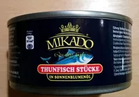 Mängden socker i Thunfisch Stücke
