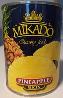 Mängden socker i Pineapple slices