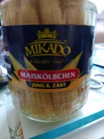 Mängden socker i Maiskölbchen im Glas