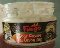 Mängden socker i Sour cream & onion dip