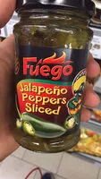 Mängden socker i Jalapeño Peppers Sliced