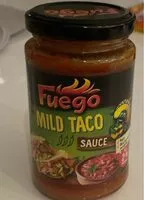 Mängden socker i Fuego Mild Taco Sauce