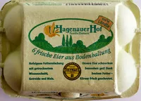 Mängden socker i 6 frische Eier aus Bodenhaltung