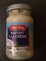 Mängden socker i Raifort à la crème