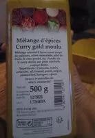 Mängden socker i Mélange épices curry gold moulu