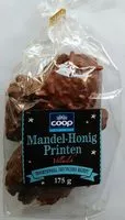 Mängden socker i Mandel-Honig-Printen Vollmilch