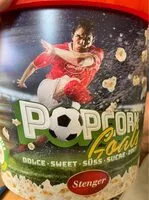 Mängden socker i Popcorn sweet